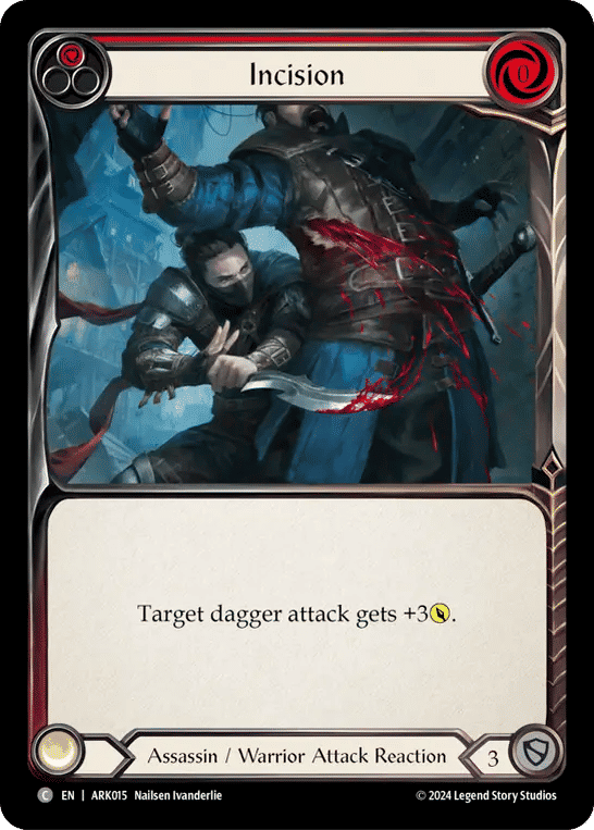 Incision (Red) — The Hunted Blitz Deck - Arakni — Flesh and Blood