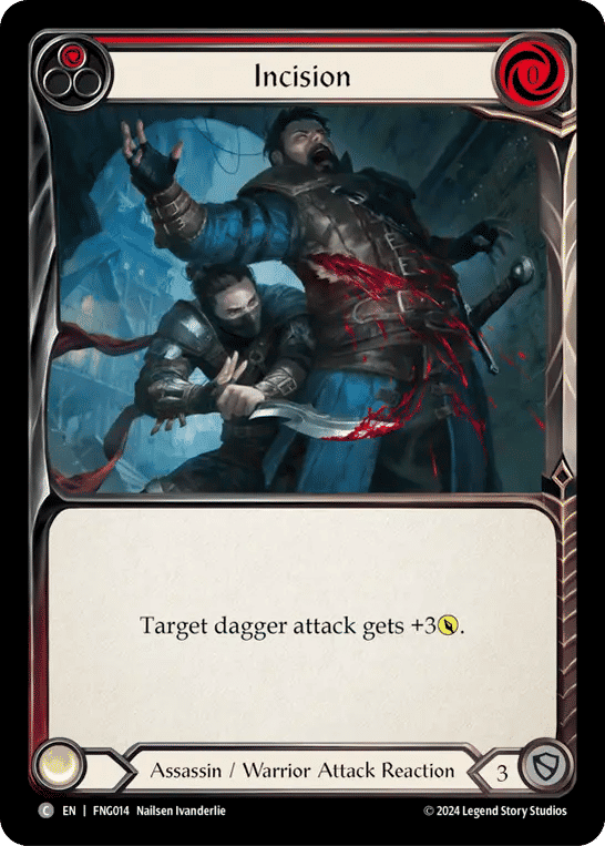Incision (Red) — The Hunted Blitz Deck - Fang — Flesh and Blood