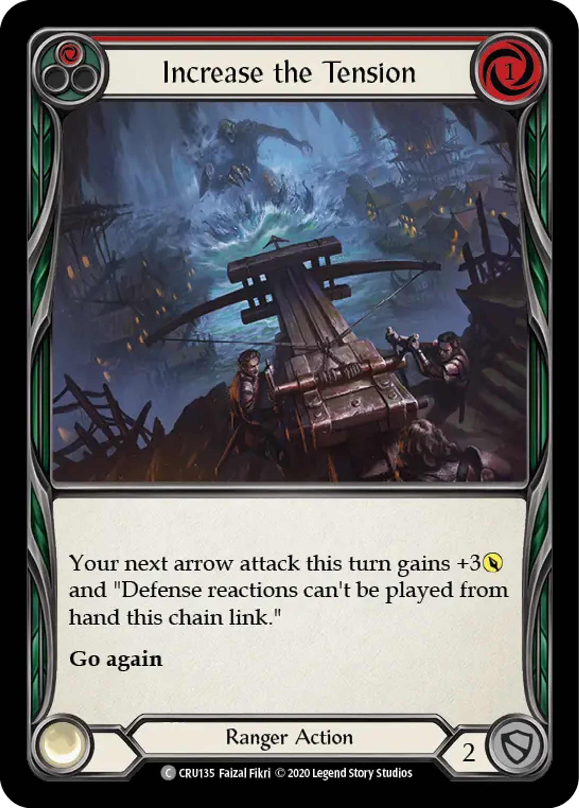 Increase the Tension (Red) — Crucible of War — Flesh and Blood