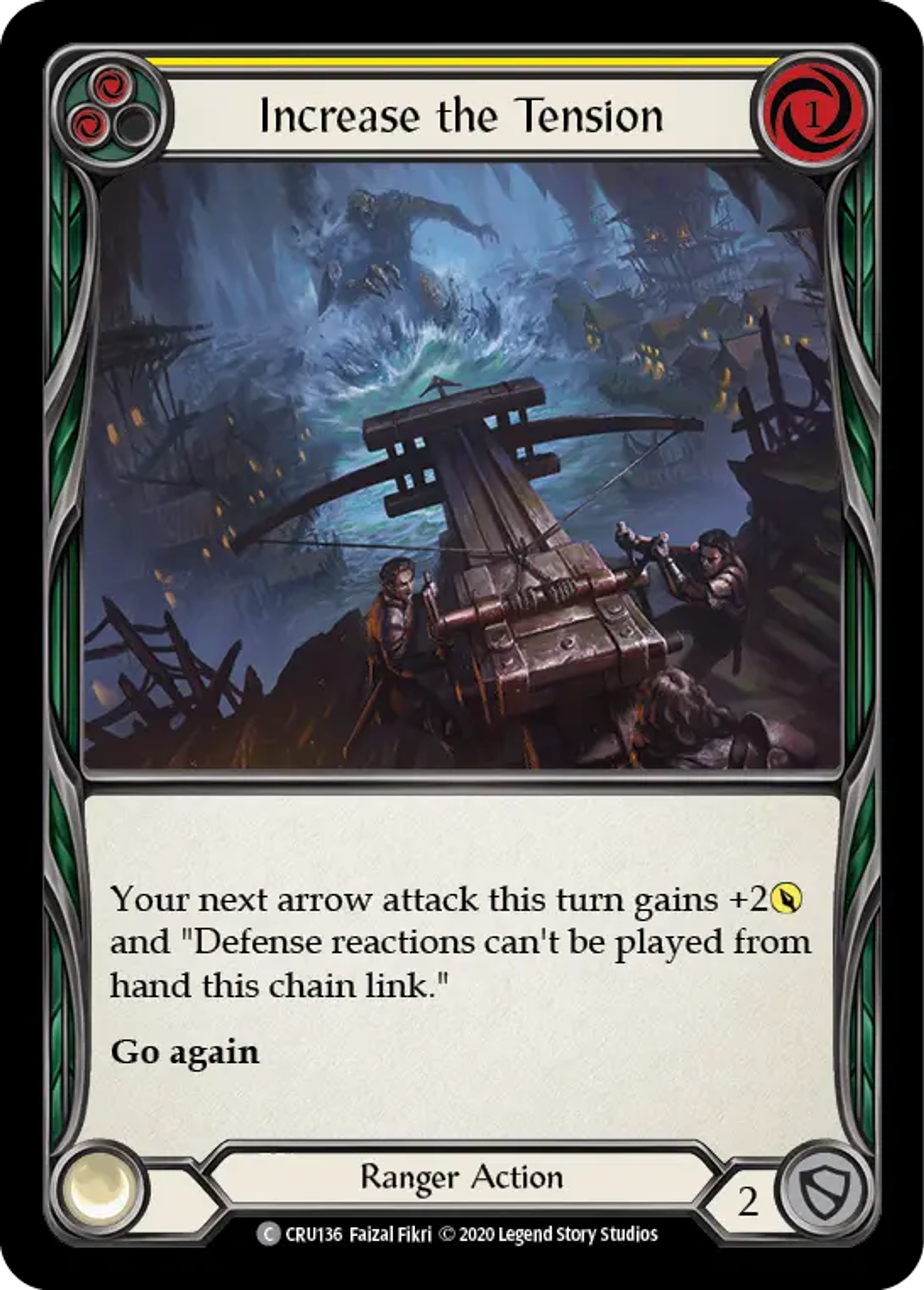 Increase the Tension (Yellow) — Crucible of War — Flesh and Blood