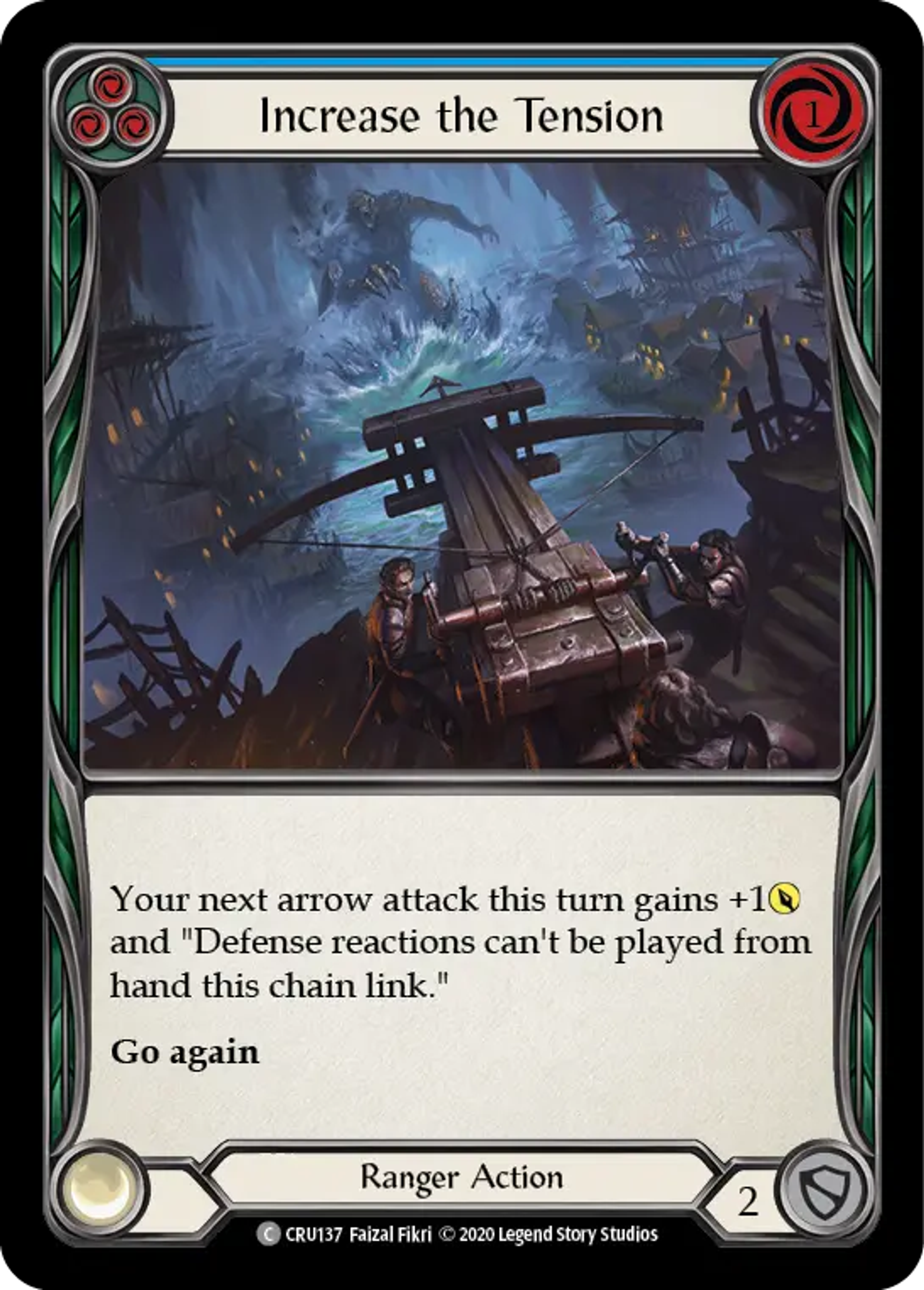 Increase the Tension (Blue) — Crucible of War — Flesh and Blood