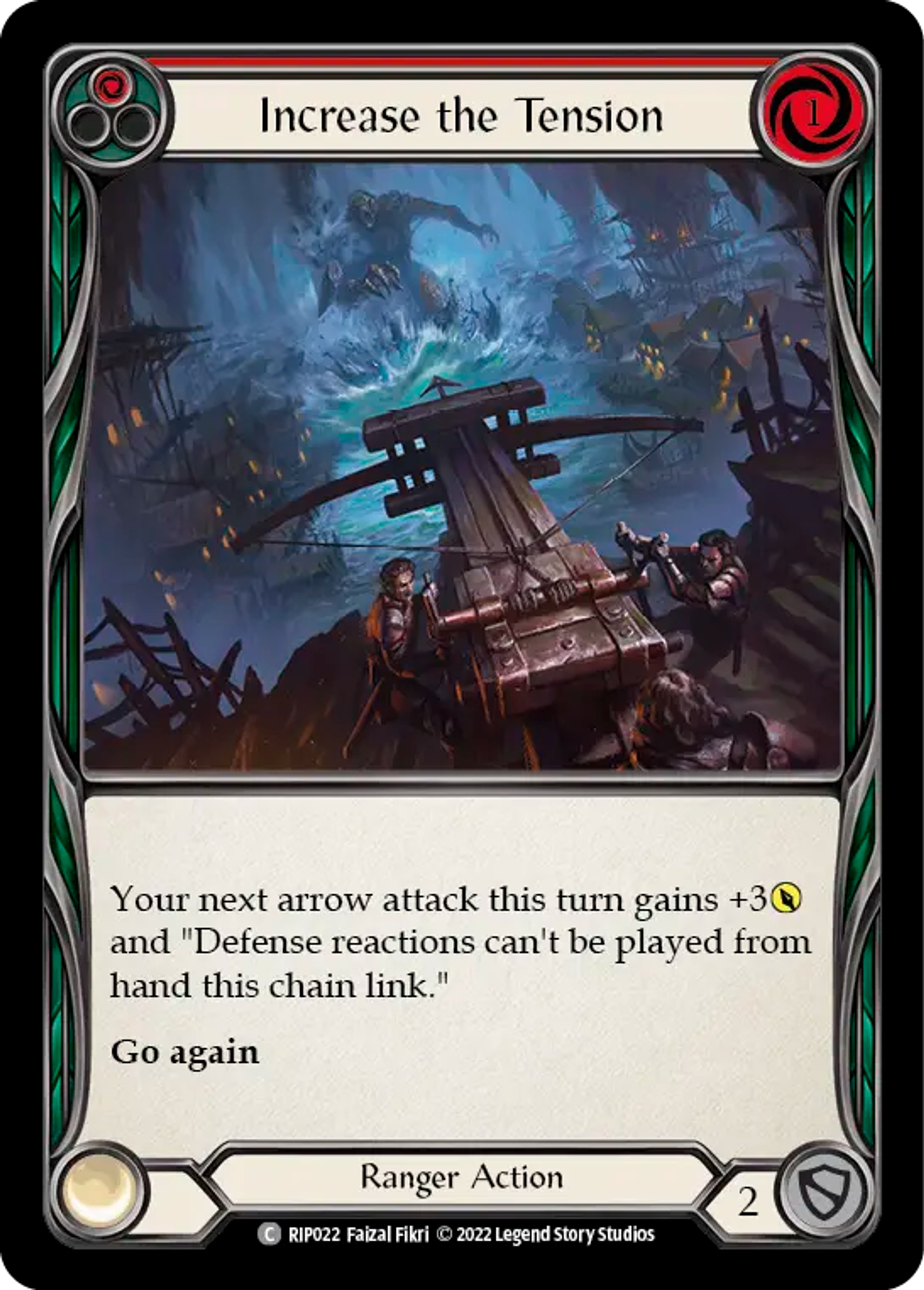 Increase the Tension (Red) — Riptide - Blitz Deck — Flesh and Blood