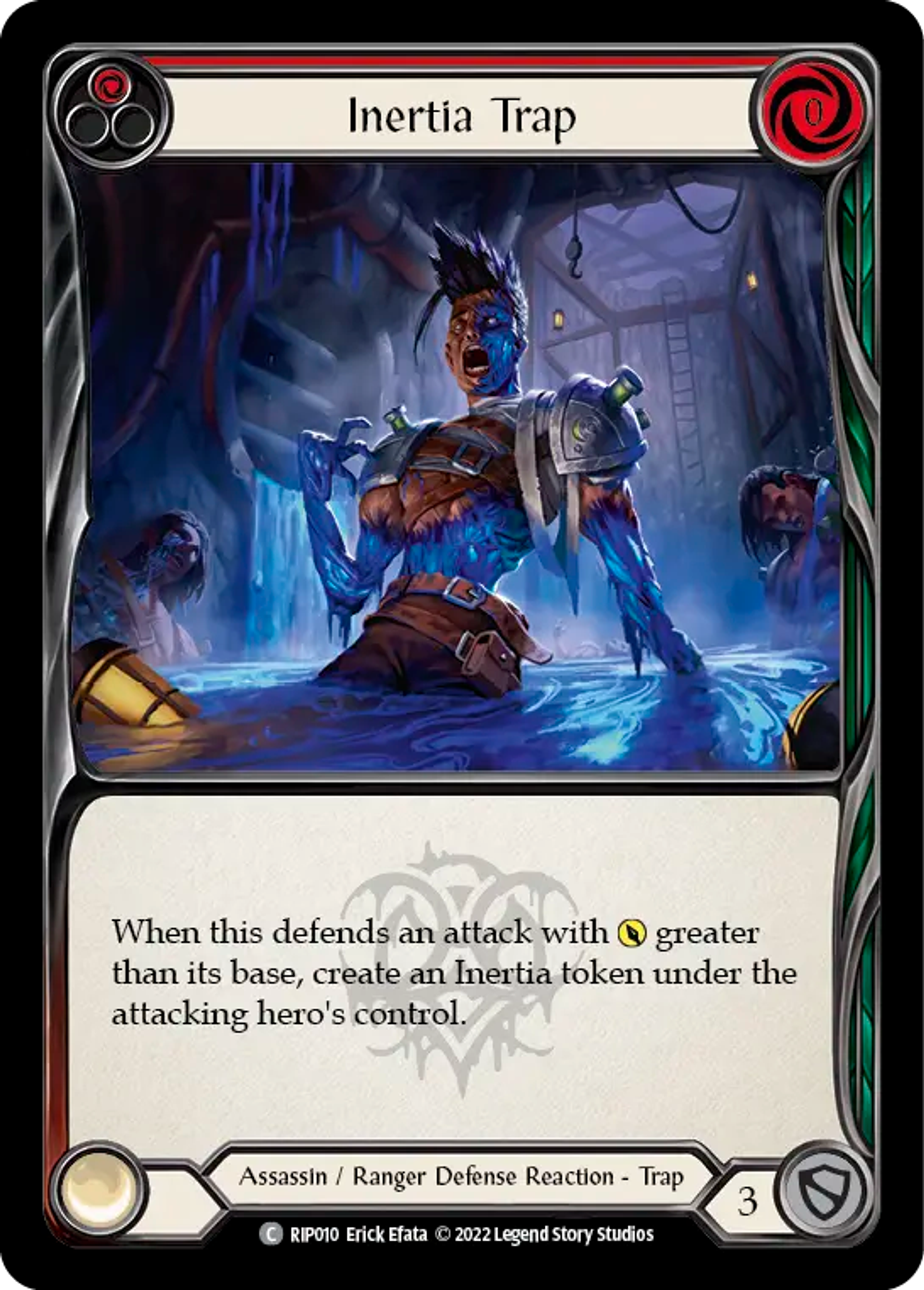 Inertia Trap (Red) — Riptide - Blitz Deck — Flesh and Blood