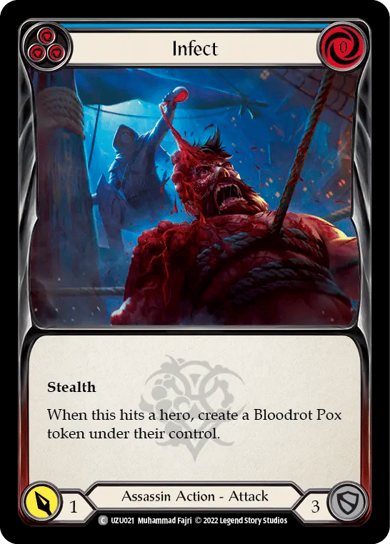 Infect (Blue) — Uzuri - Blitz Deck — Flesh and Blood