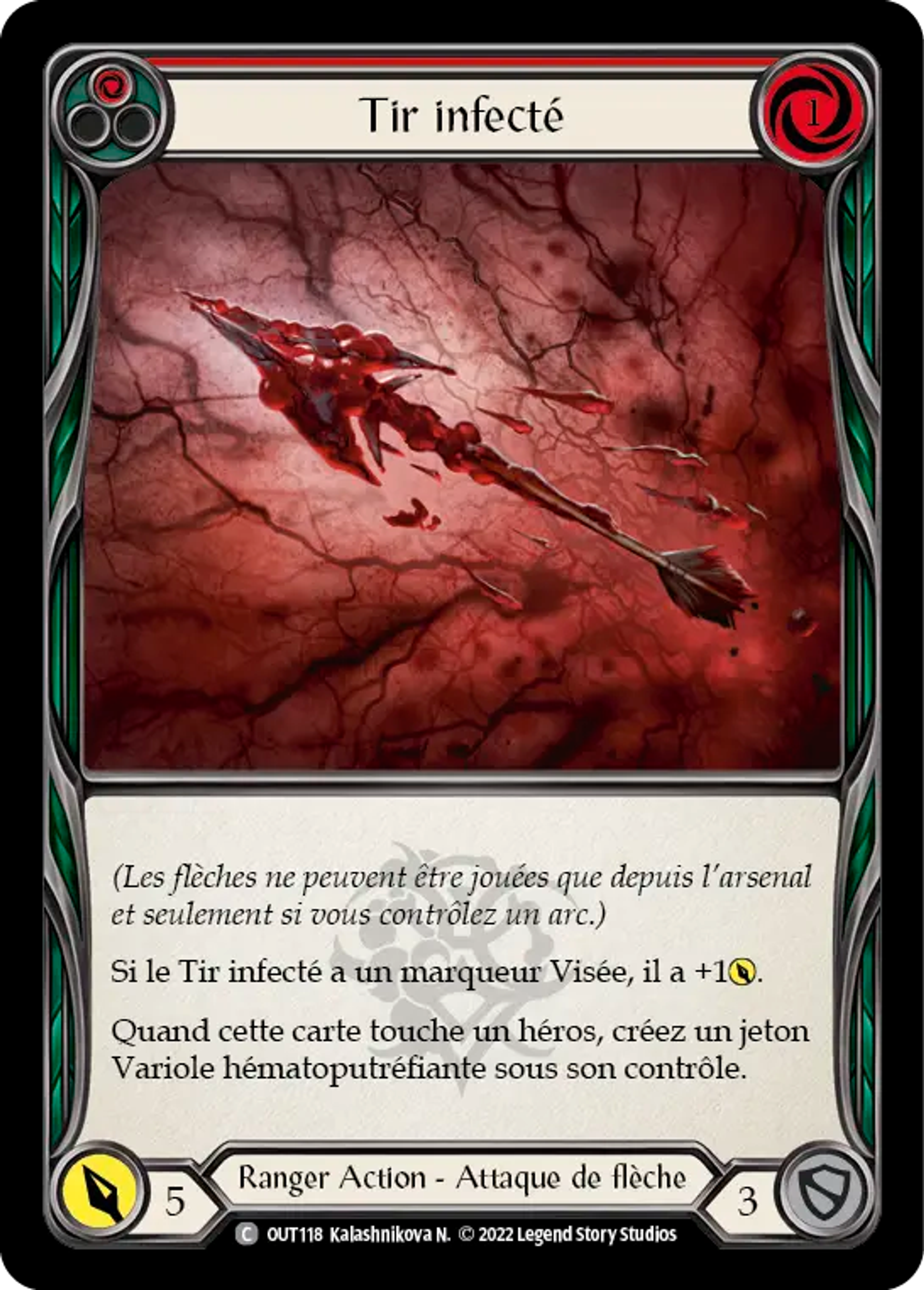 Tir infecté — Outsiders — Flesh and Blood