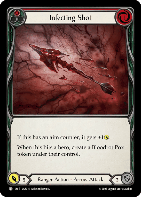 Infecting Shot (Red) — Silver Age Chapter 2 - Azalea — Flesh and Blood