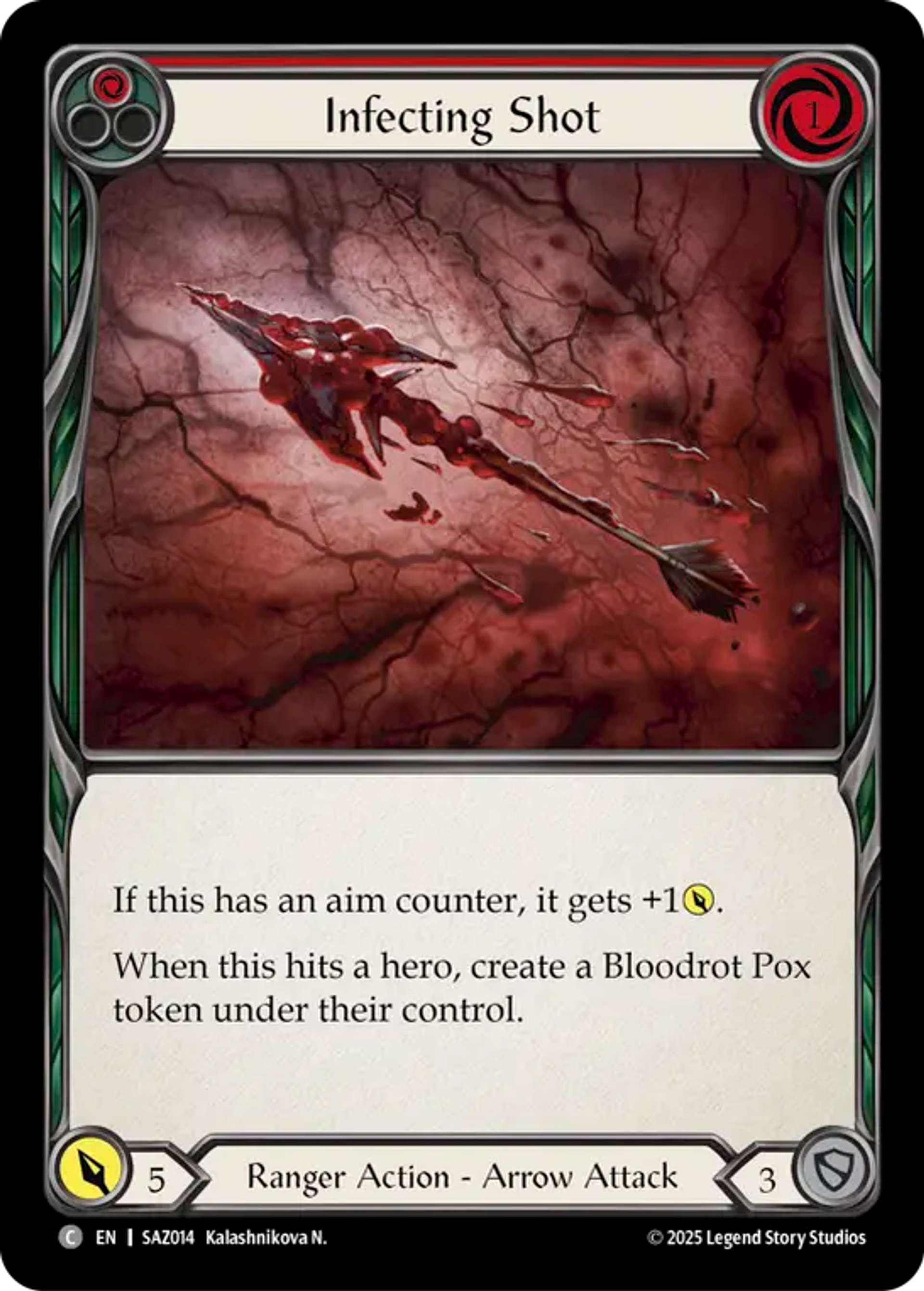 Infecting Shot (Red) — Silver Age Chapter 2 - Azalea — Flesh and Blood