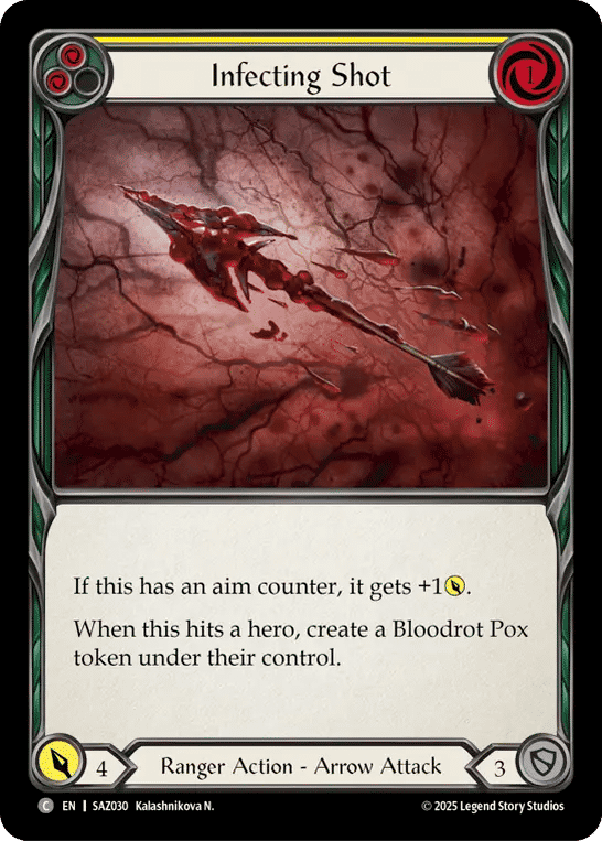Infecting Shot (Yellow) — Silver Age Chapter 2 - Azalea — Flesh and Blood