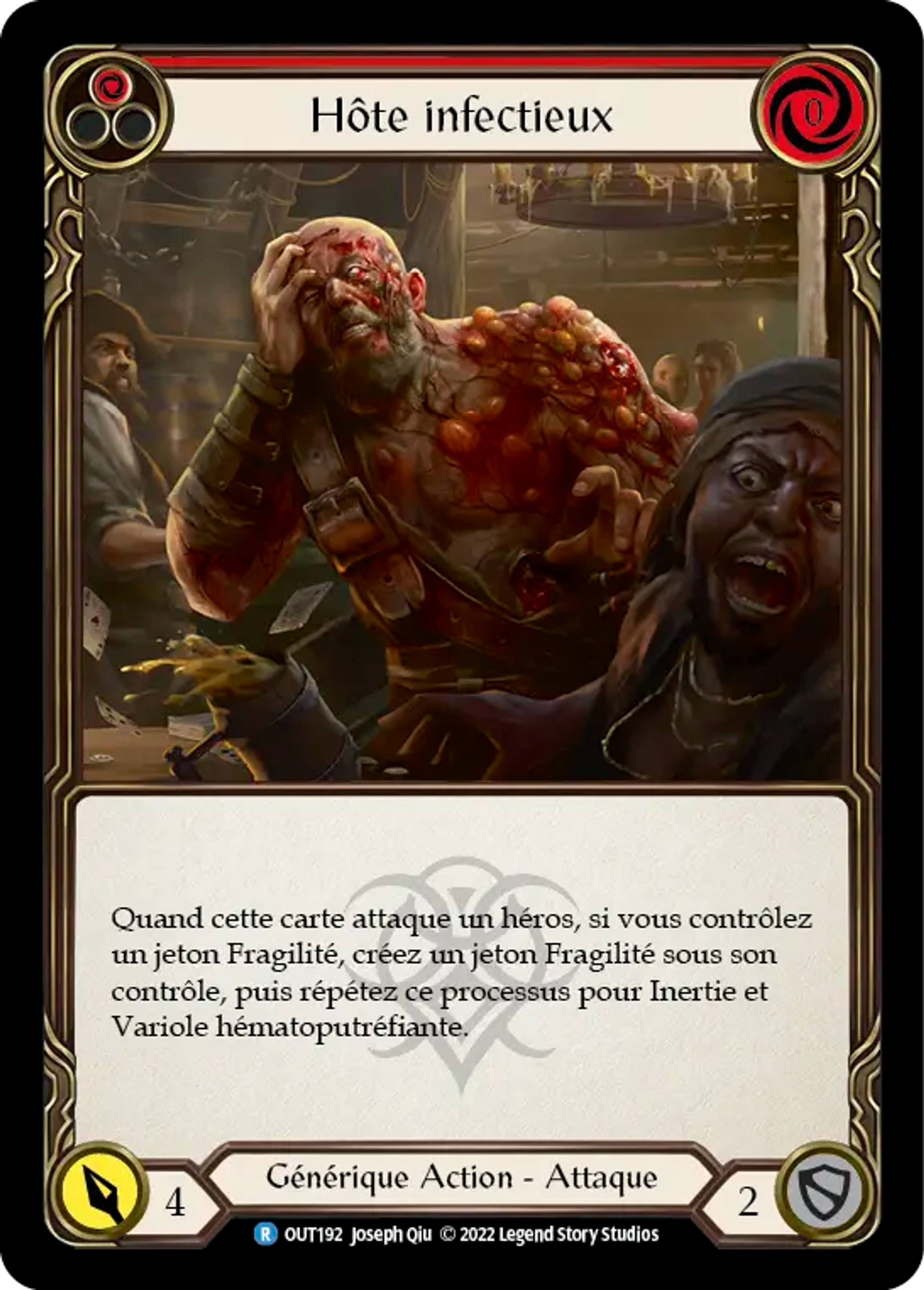 Hôte infectieux — Outsiders — Flesh and Blood