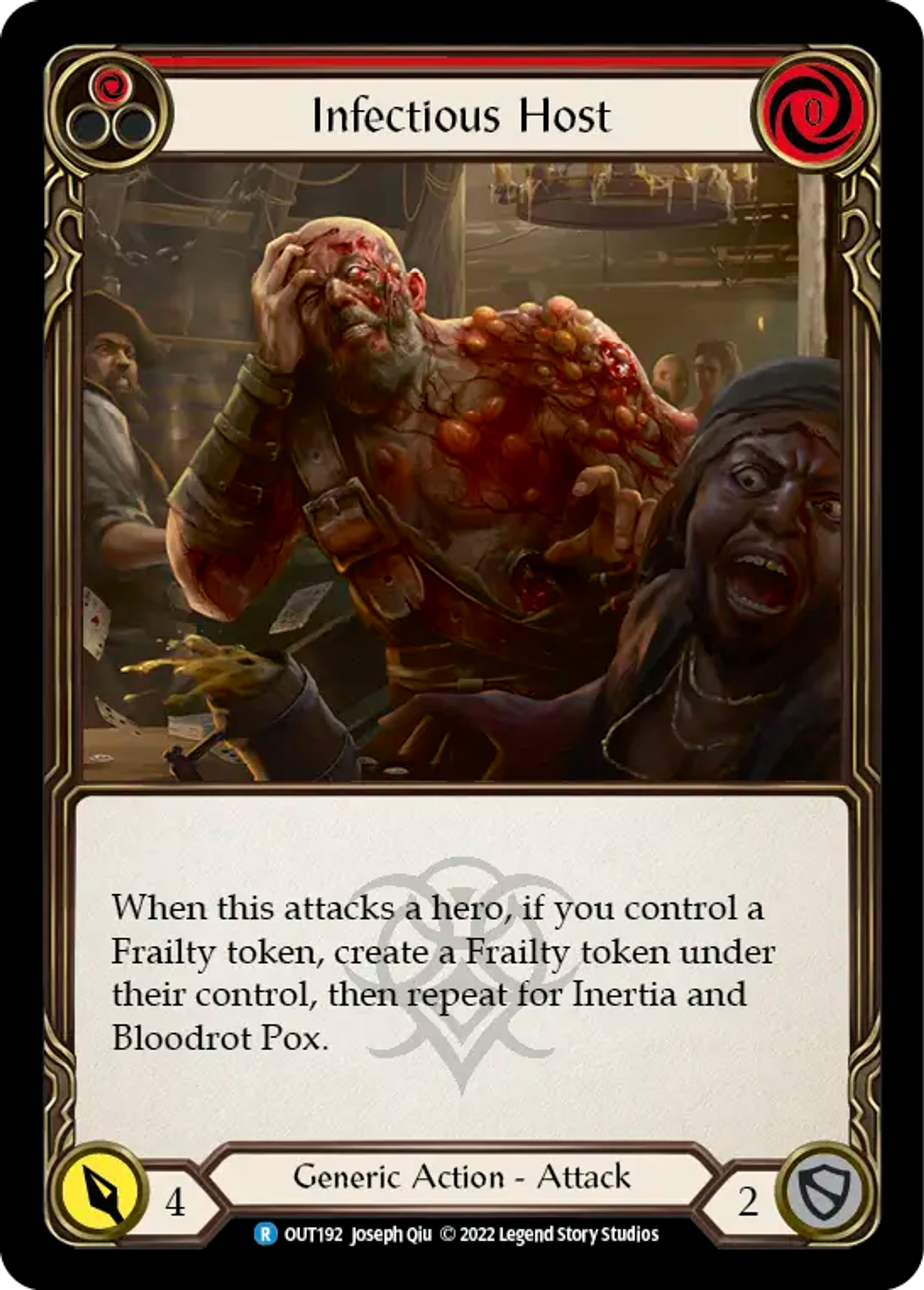 Infectious Host (Red) — Outsiders — Flesh and Blood