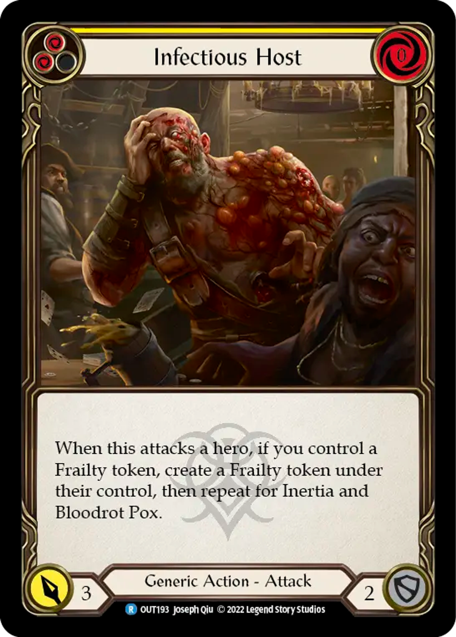 Infectious Host (Yellow) — Outsiders — Flesh and Blood