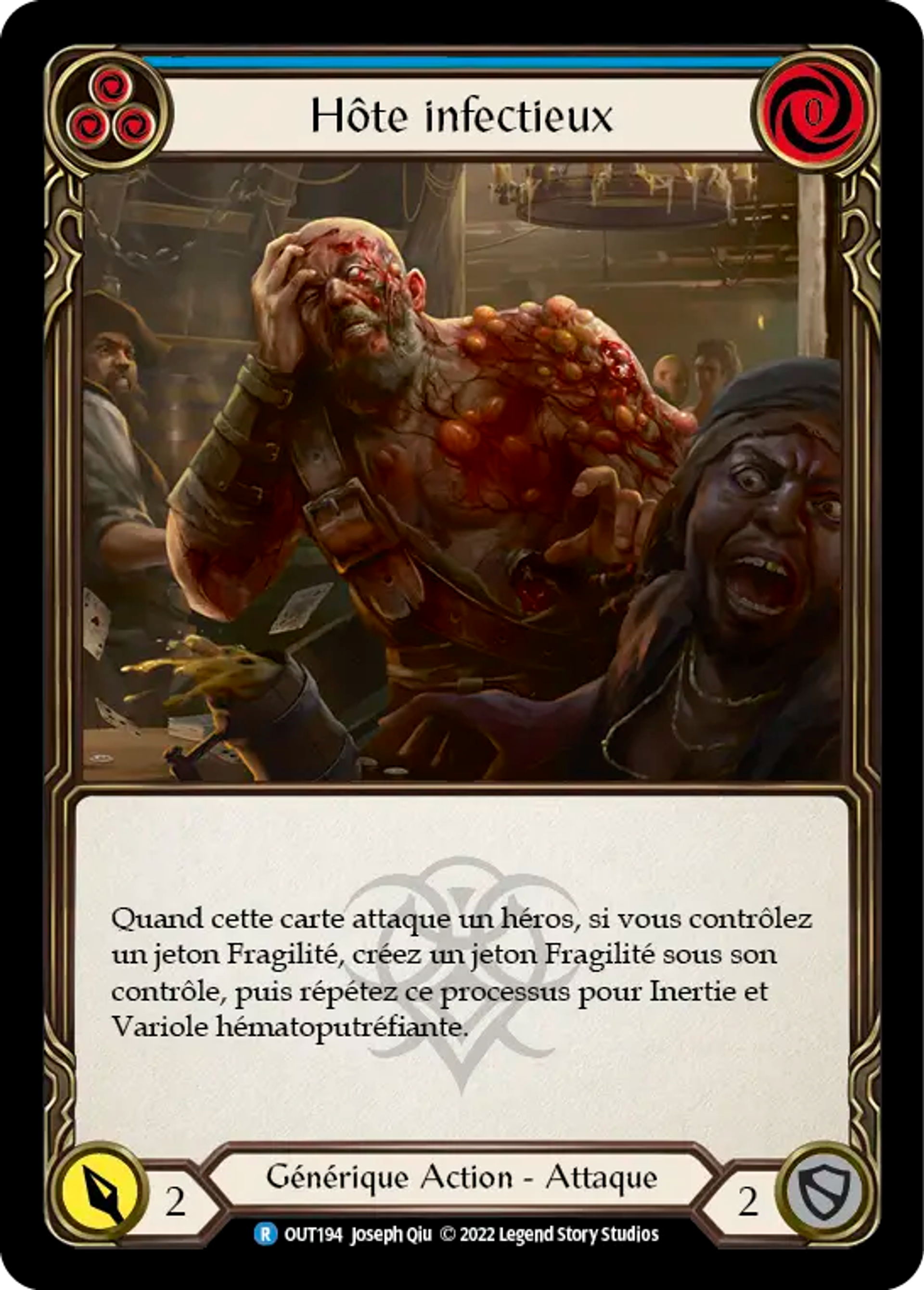 Hôte infectieux — Outsiders — Flesh and Blood