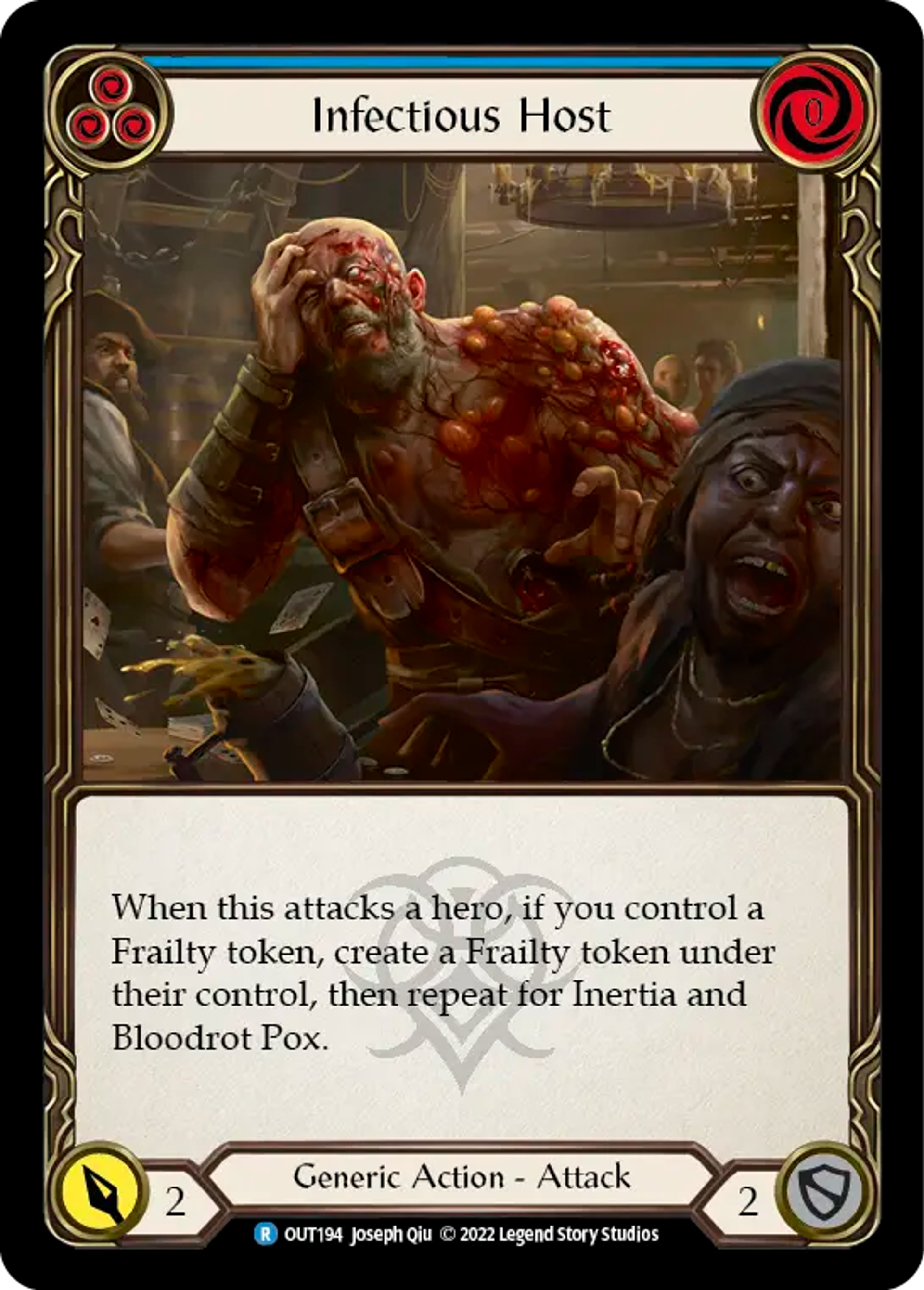 Infectious Host (Blue) — Outsiders — Flesh and Blood