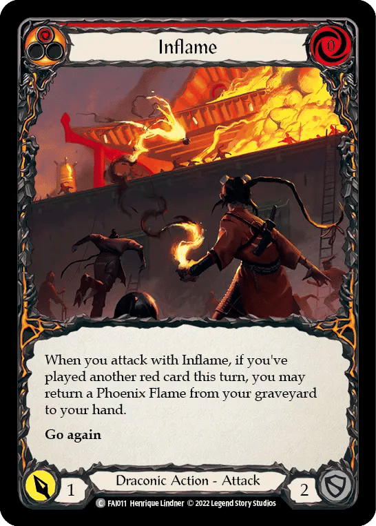 Inflame (Red) — Fai - Blitz Deck — Flesh and Blood