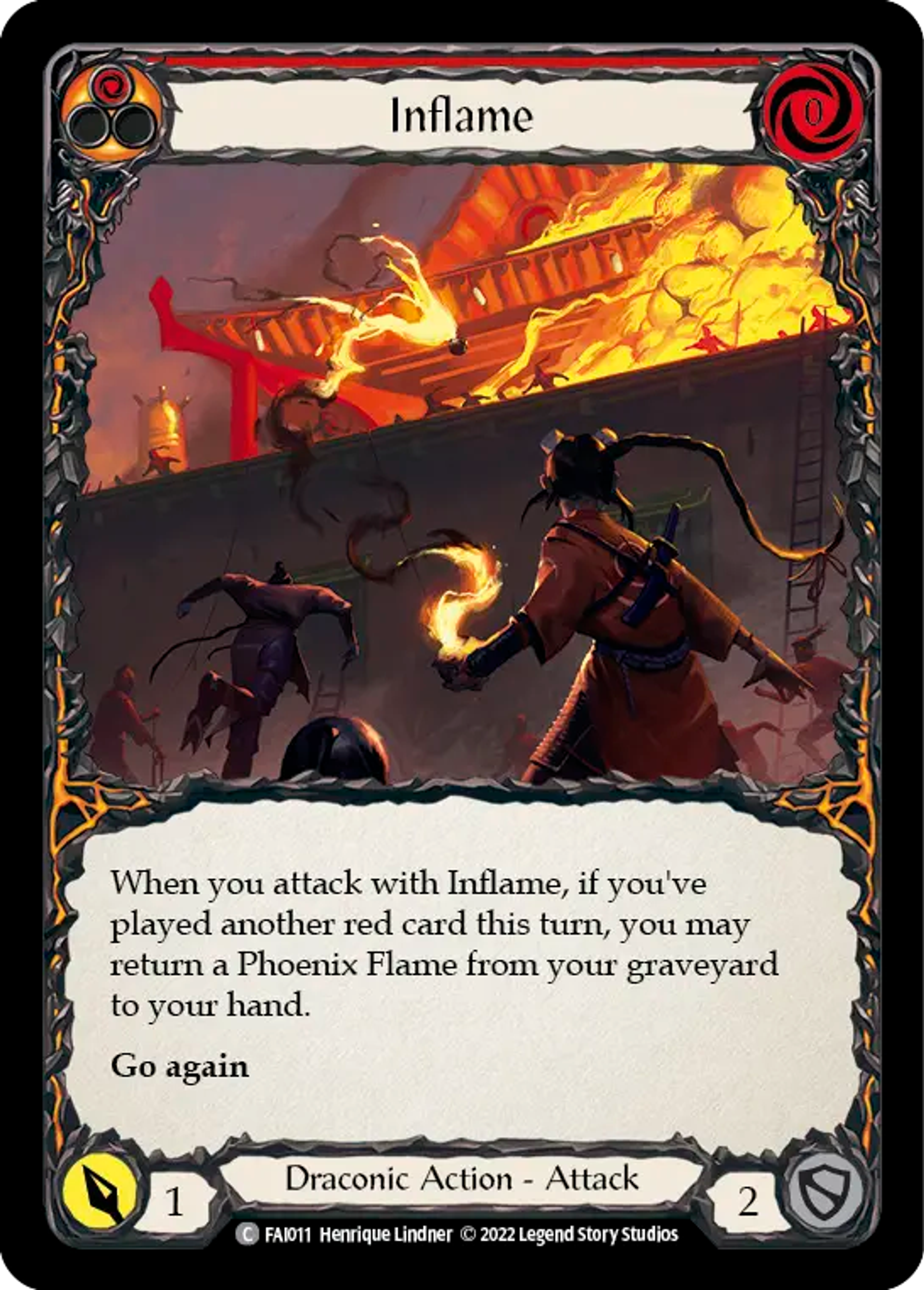Inflame (Red) — Fai - Blitz Deck — Flesh and Blood