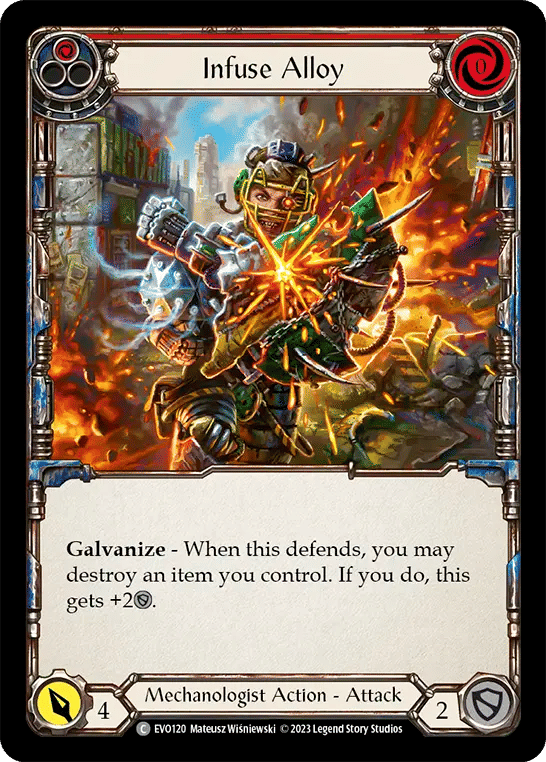 Infuse Alloy (Red) — Bright Lights — Flesh and Blood