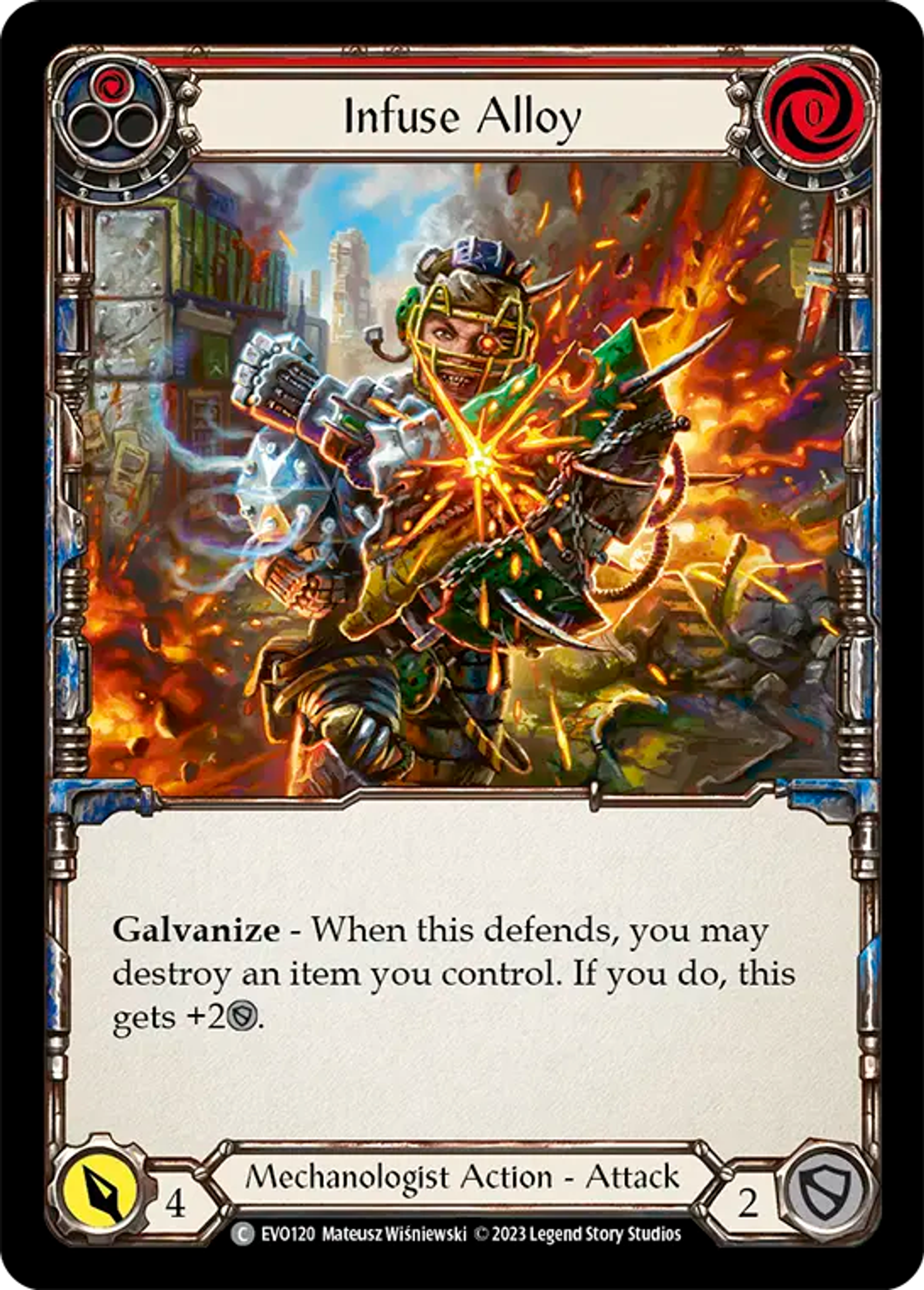 Infuse Alloy (Red) — Bright Lights — Flesh and Blood