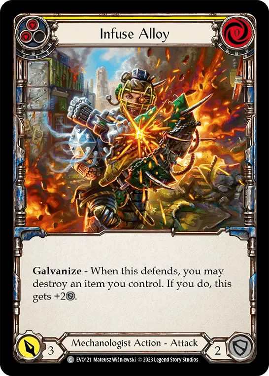Infuse Alloy (Yellow) — Bright Lights — Flesh and Blood