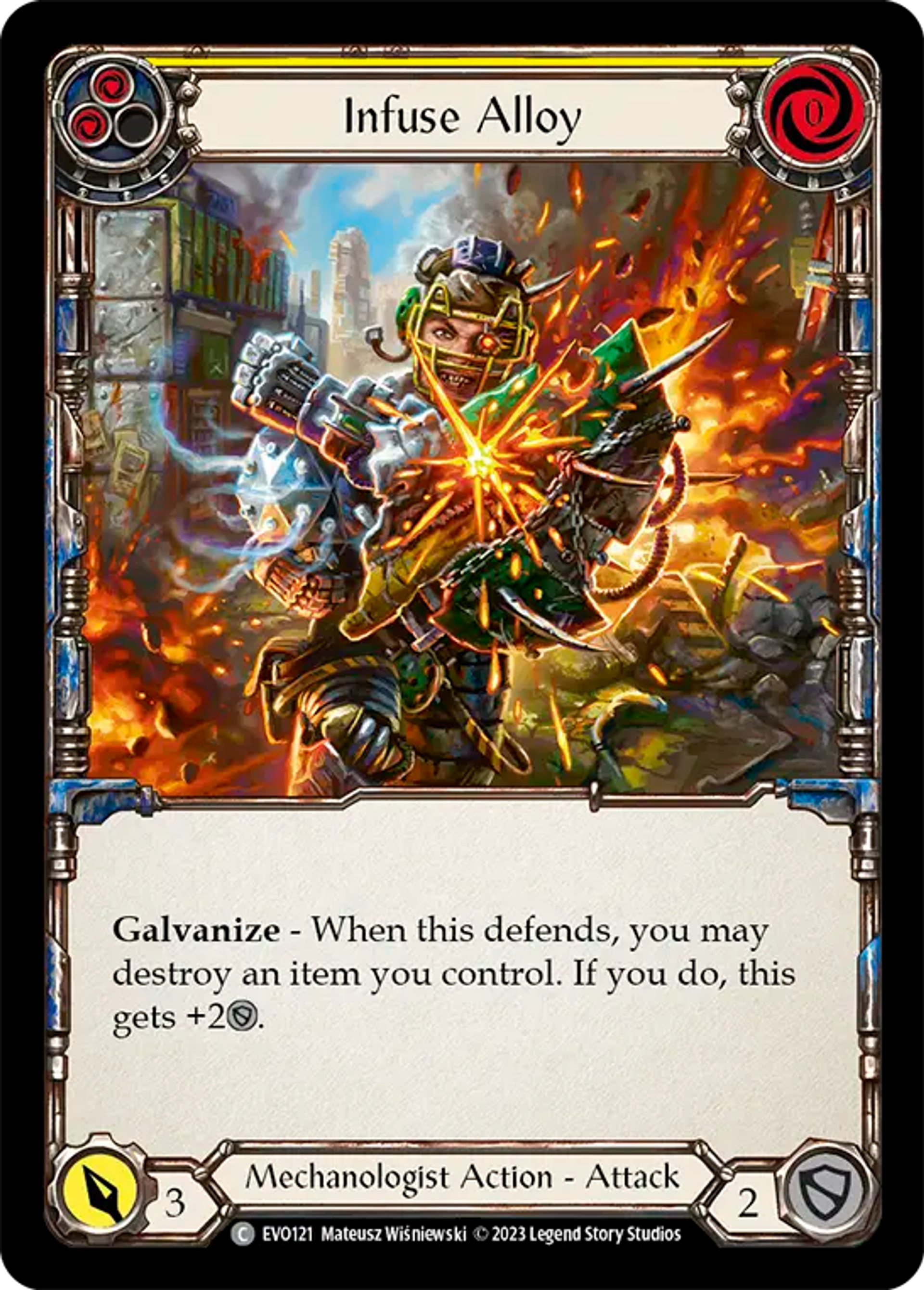 Infuse Alloy (Yellow) — Bright Lights — Flesh and Blood