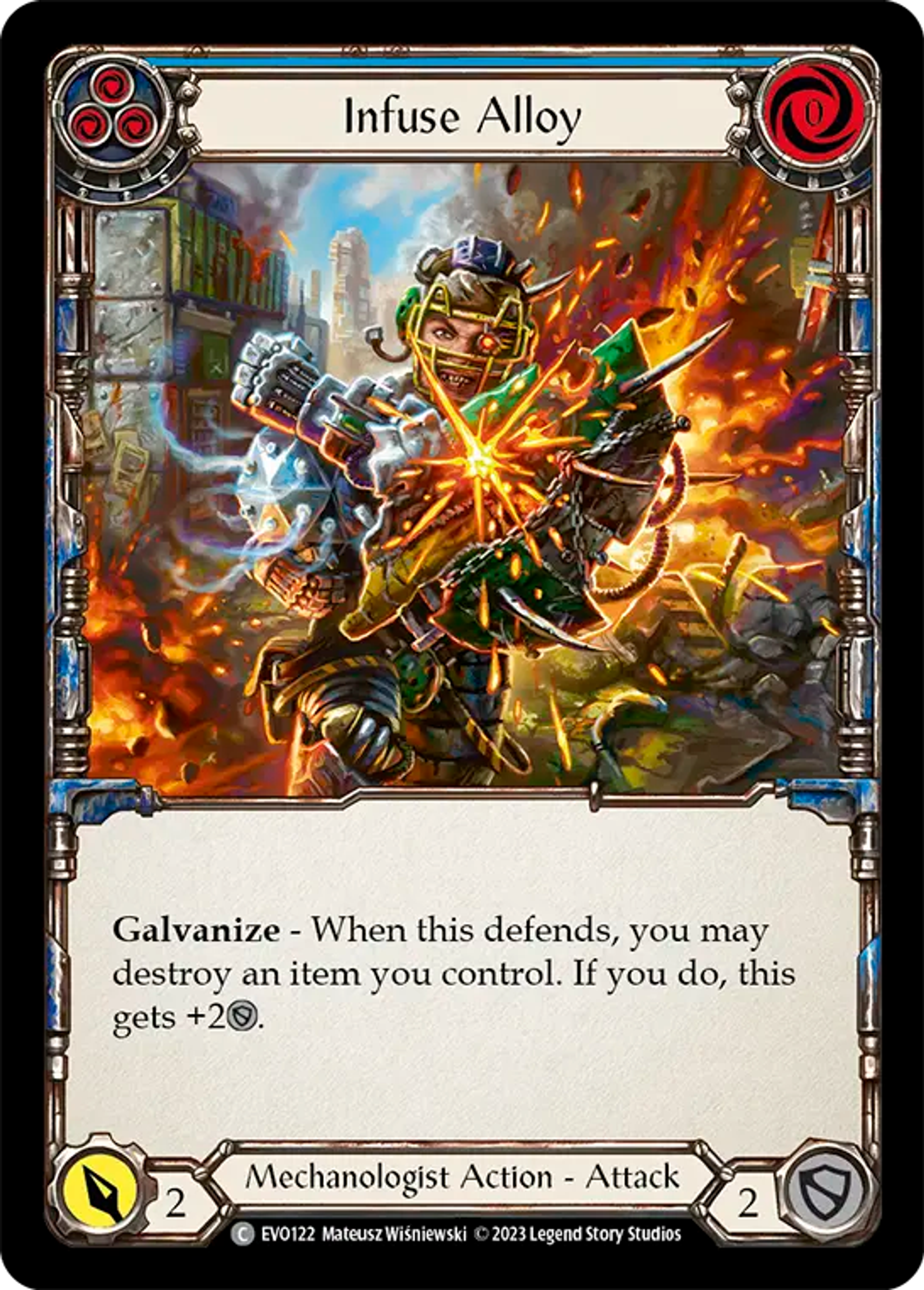 Infuse Alloy (Blue) — Bright Lights — Flesh and Blood