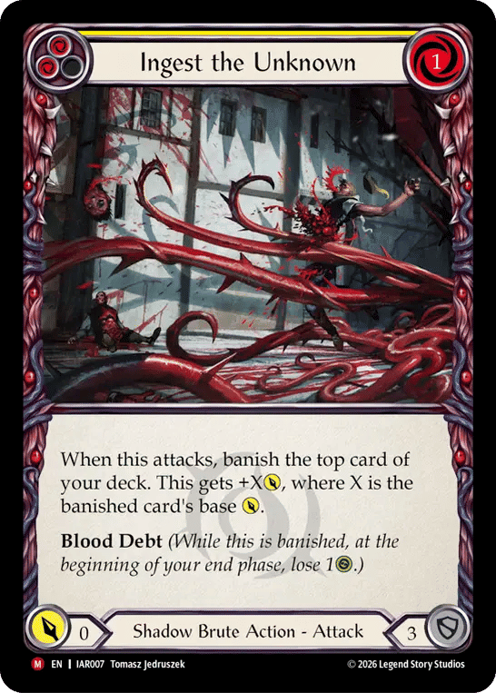 Ingest the Unknown — Usurp the Shadow Throne — Flesh and Blood
