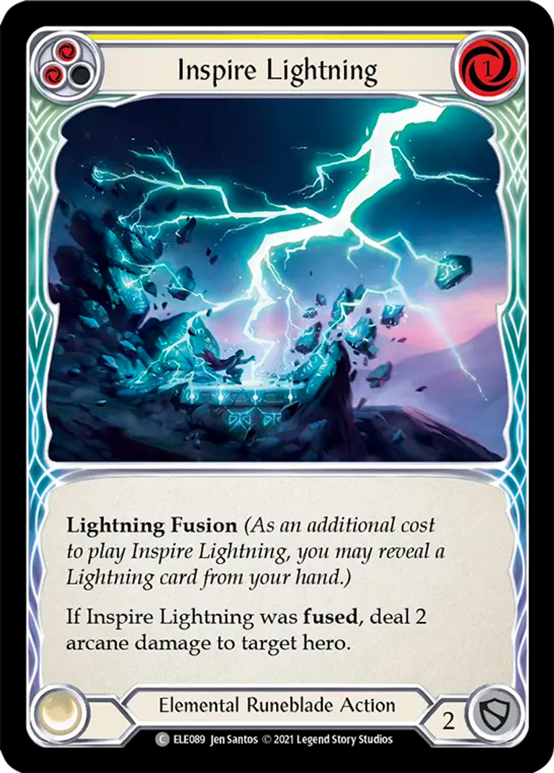 Inspire Lightning (Yellow) — Tales of Aria — Flesh and Blood