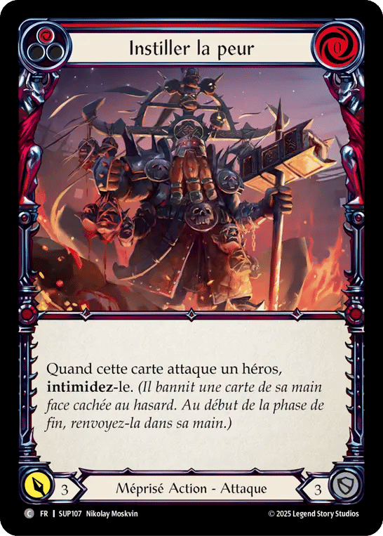 Instiller la peur — Super Slam — Flesh and Blood