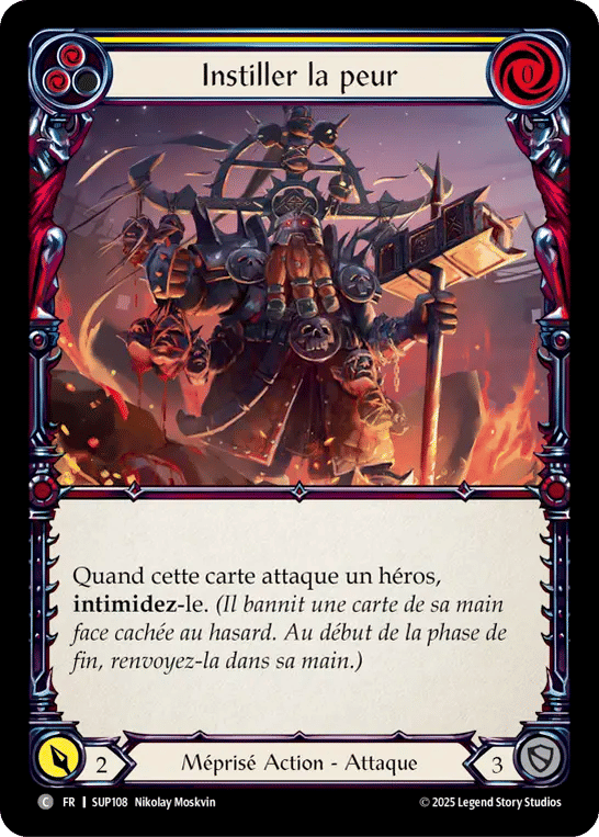 Instiller la peur — Super Slam — Flesh and Blood