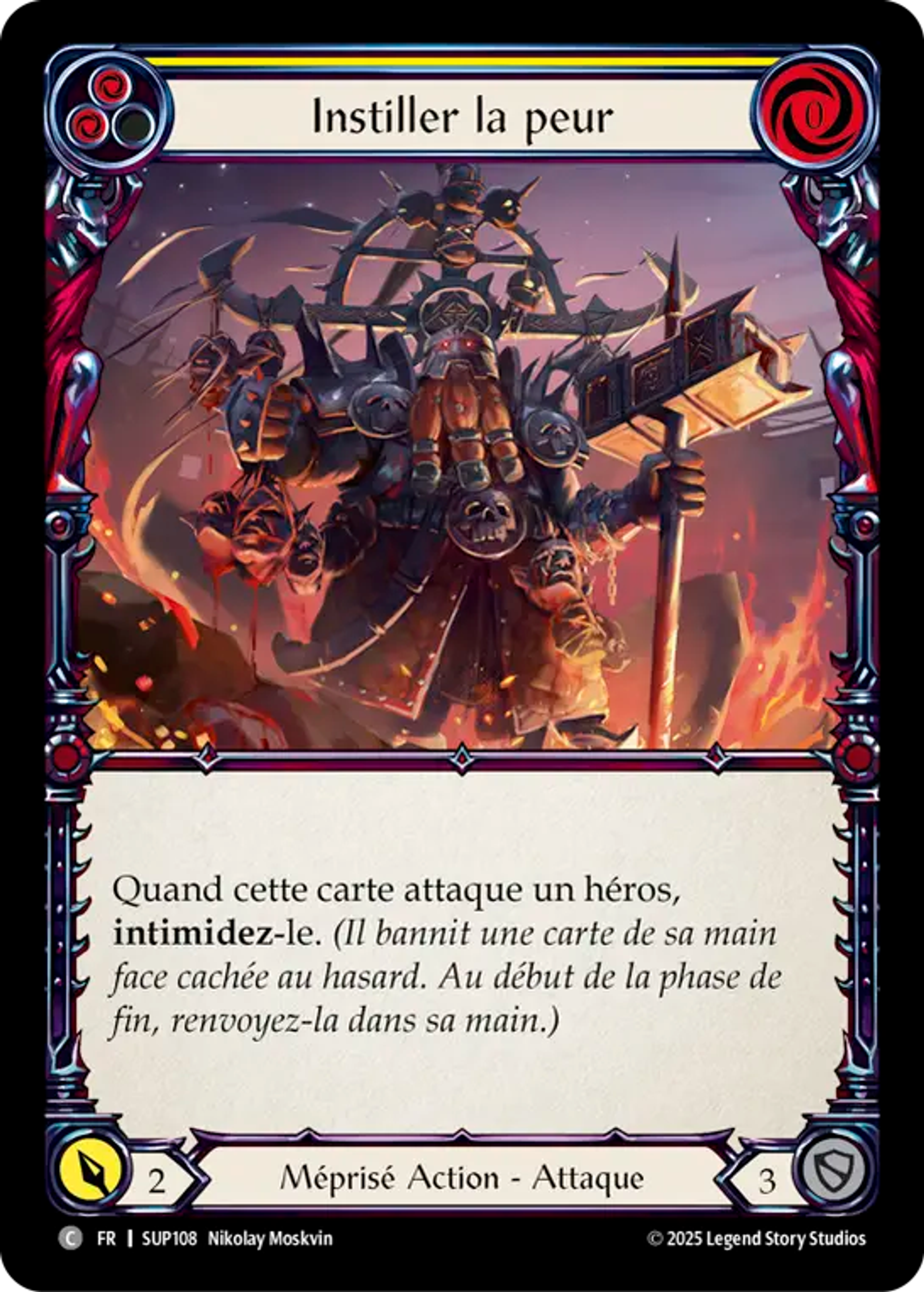 Instiller la peur — Super Slam — Flesh and Blood