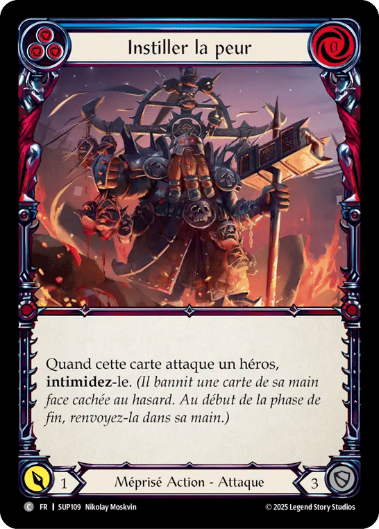 Instiller la peur — Super Slam — Flesh and Blood