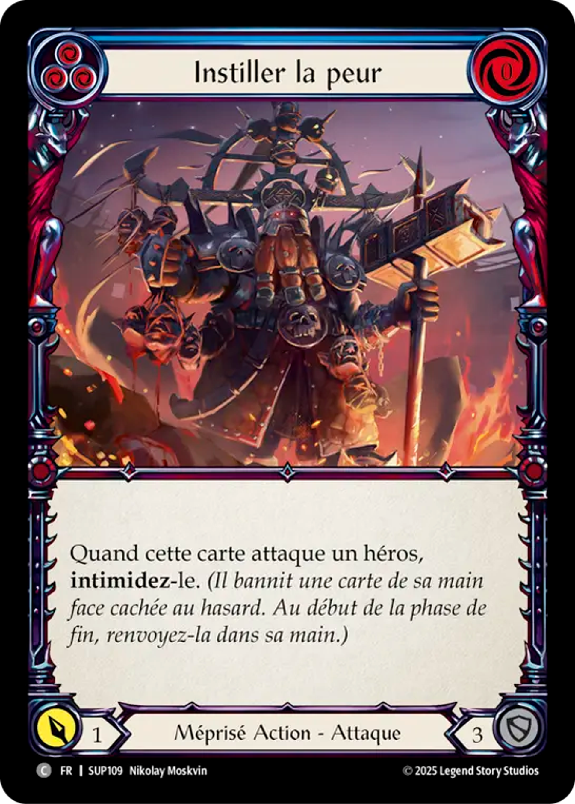 Instiller la peur — Super Slam — Flesh and Blood