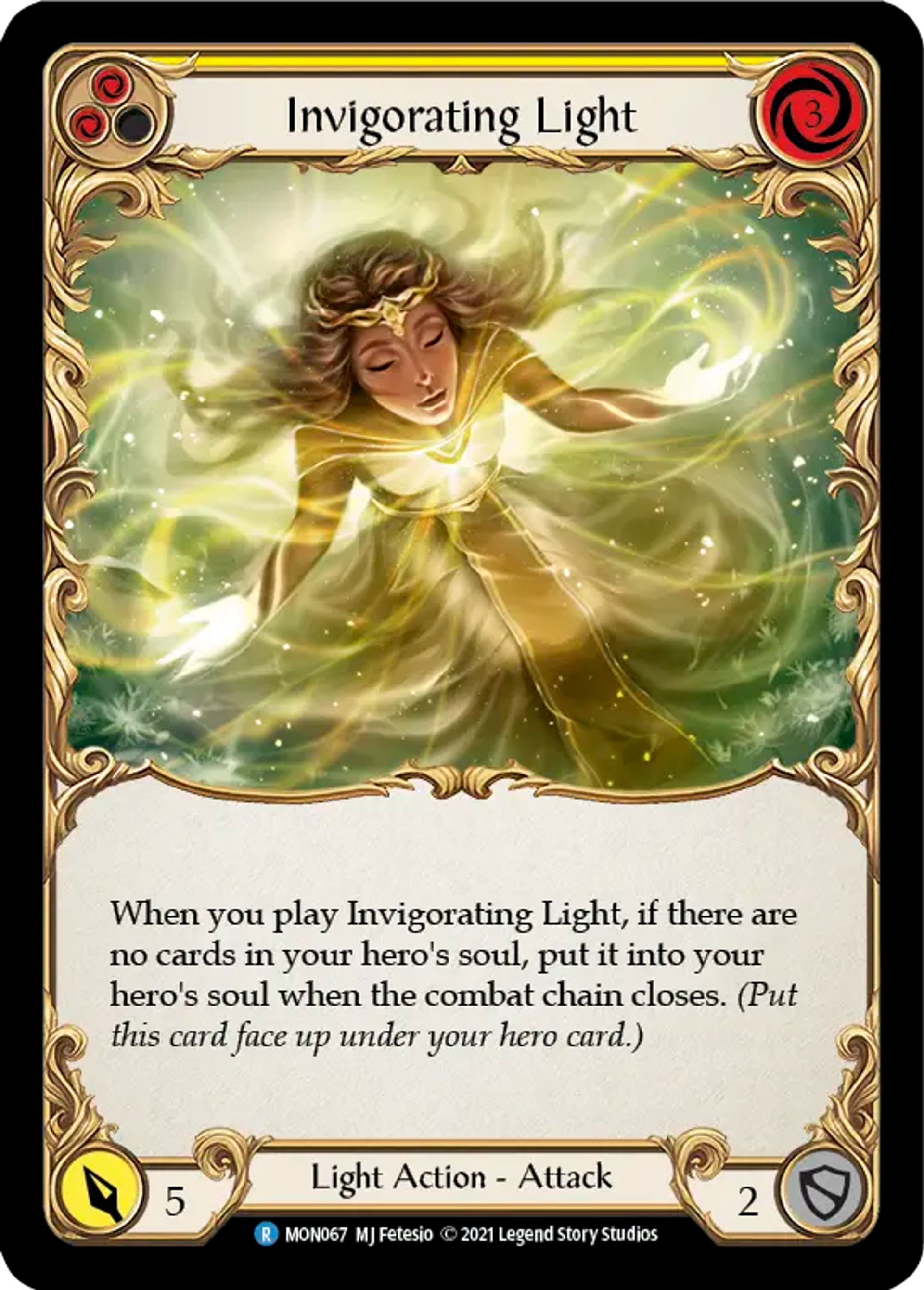 Invigorating Light (Yellow) — Monarch — Flesh and Blood
