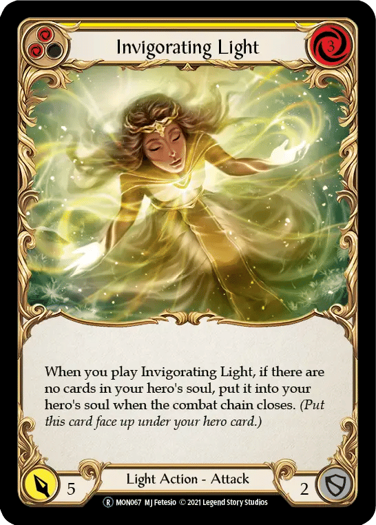 Invigorating Light (Yellow) — Monarch - Unlimited — Flesh and Blood