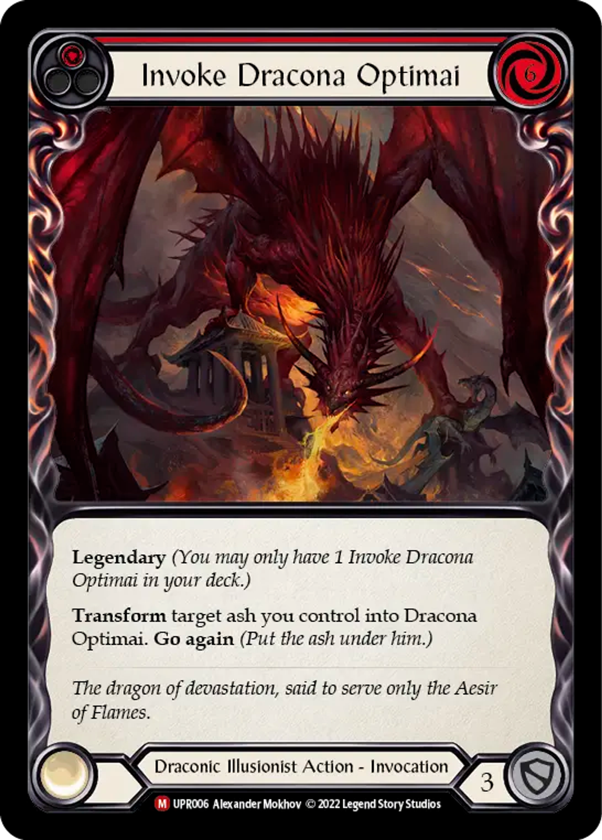Invoke Dracona Optimai — Uprising — Flesh and Blood