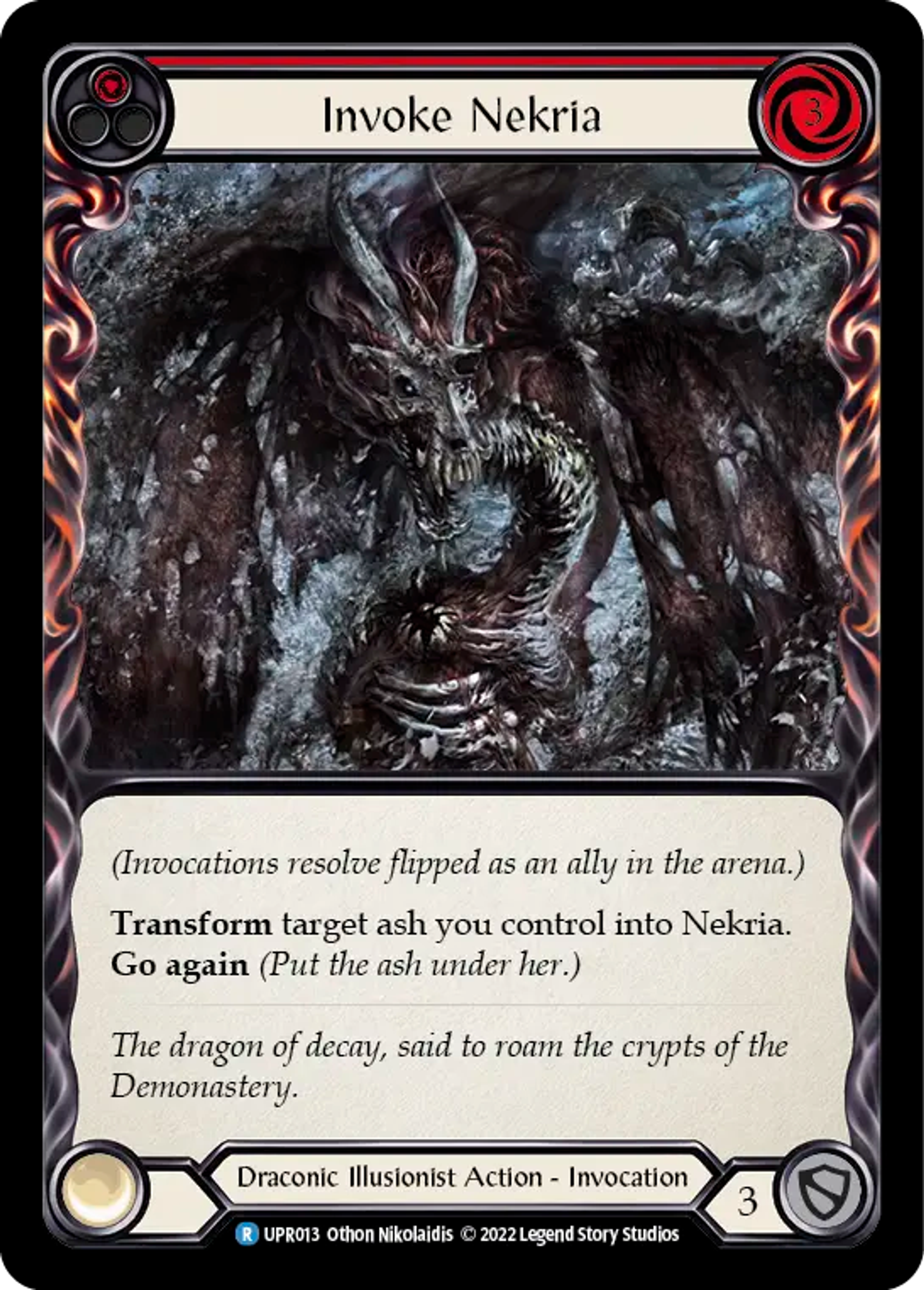 Invoke Nekria (Red) — Uprising — Flesh and Blood