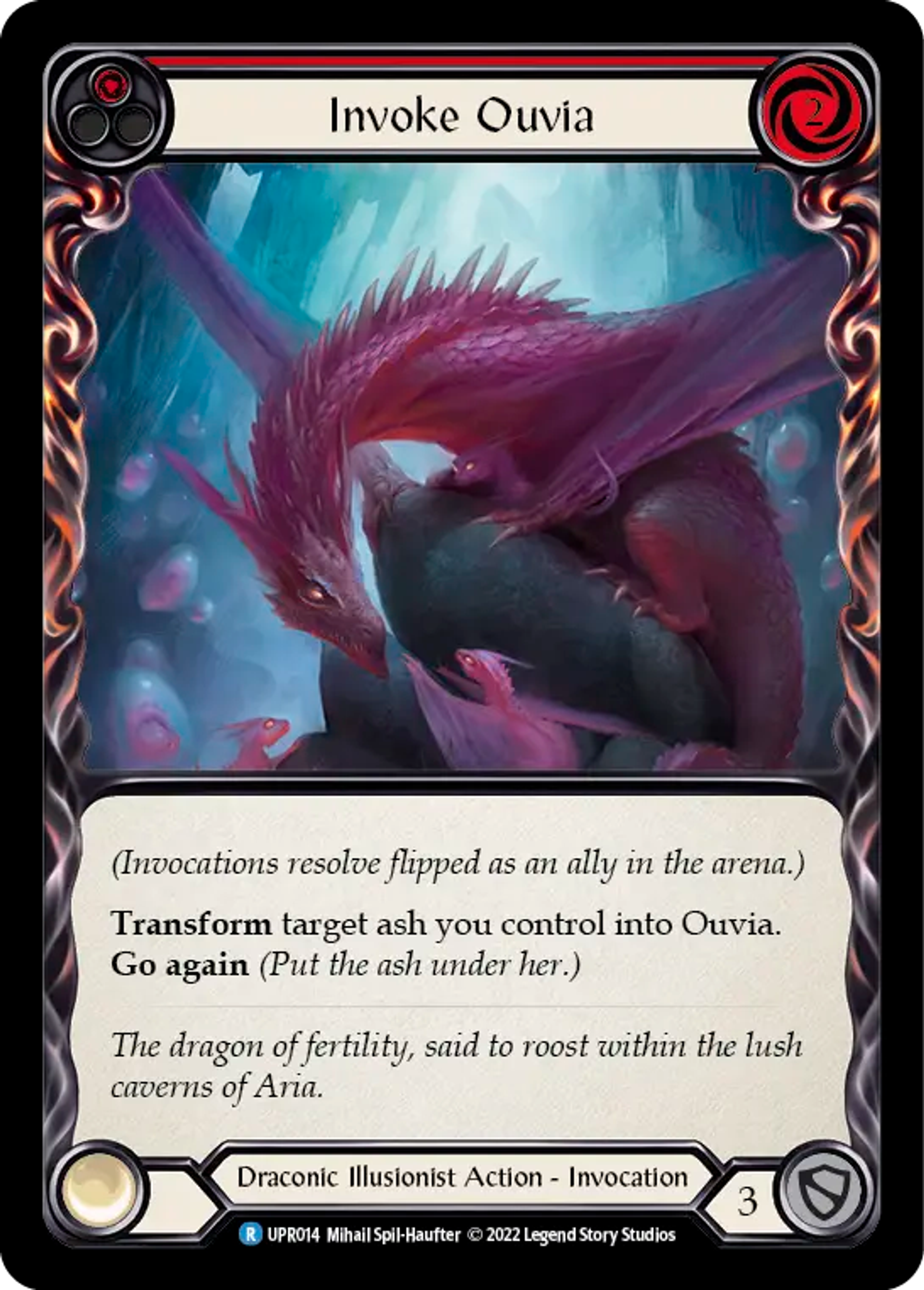 Invoke Ouvia (Red) — Uprising — Flesh and Blood