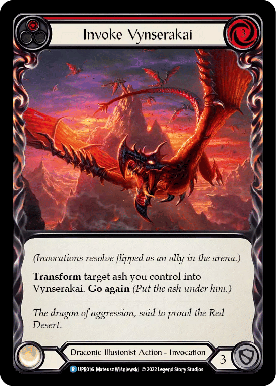 Invoke Vynserakai (Red) — Uprising — Flesh and Blood