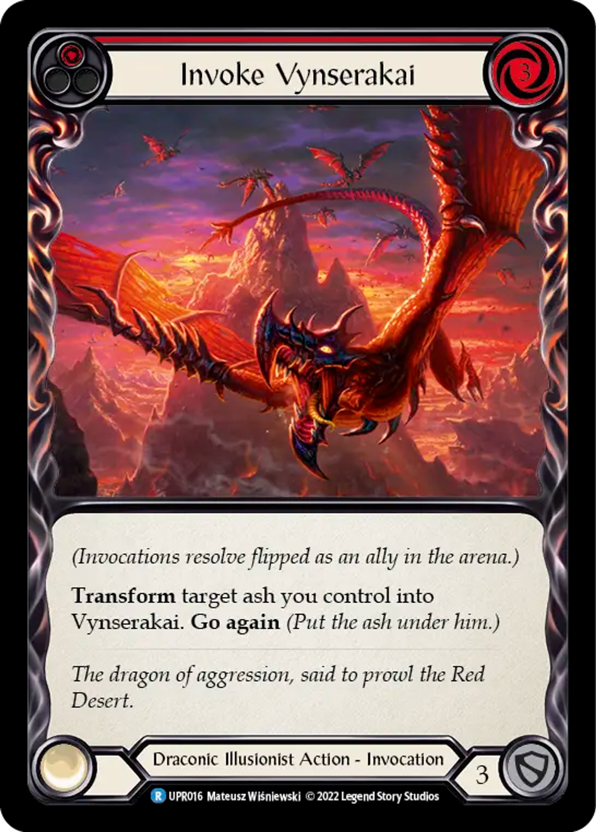 Invoke Vynserakai (Red) — Uprising — Flesh and Blood