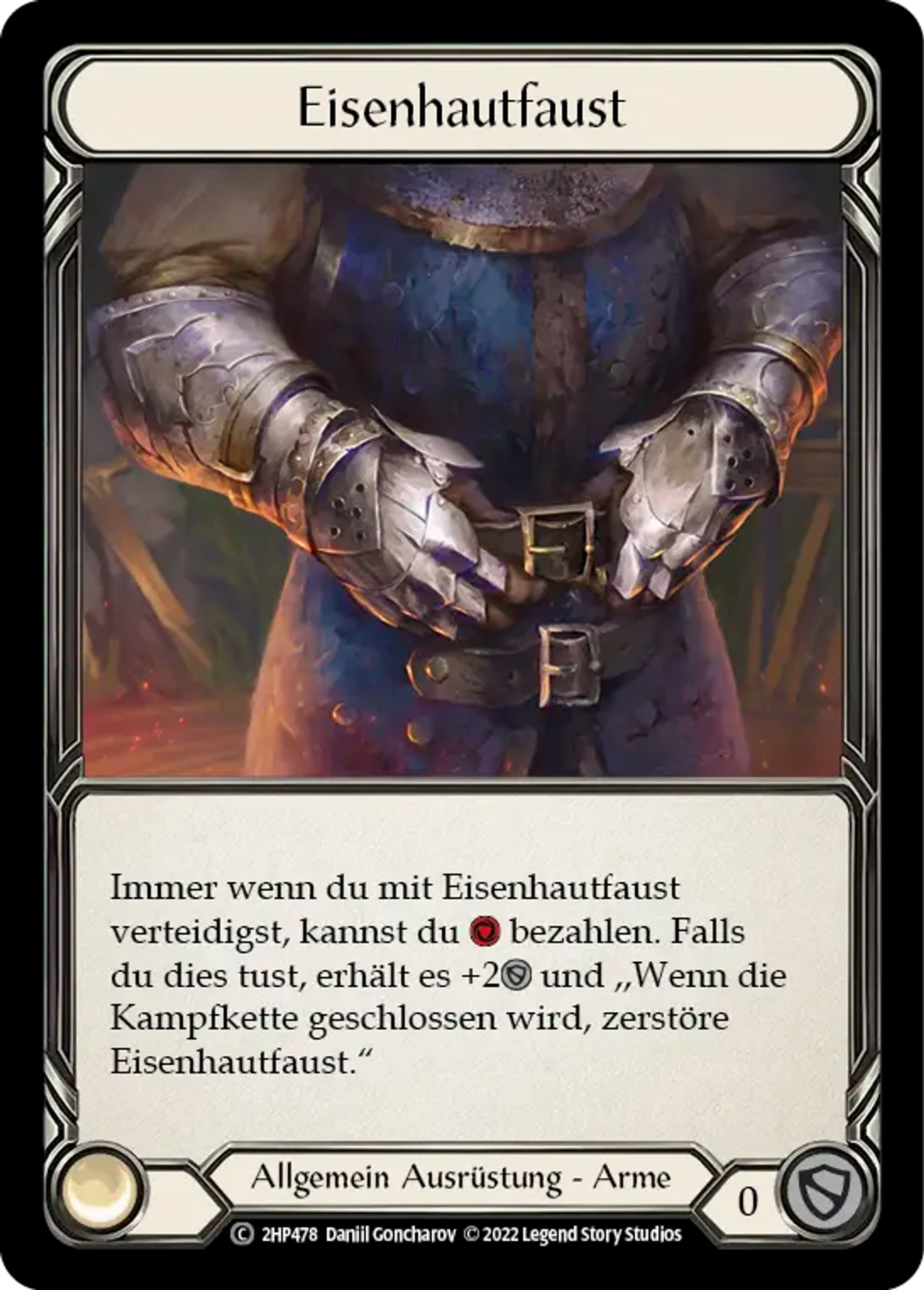 Ironhide Gauntlet — History Pack 2 - Black Label — Flesh and Blood