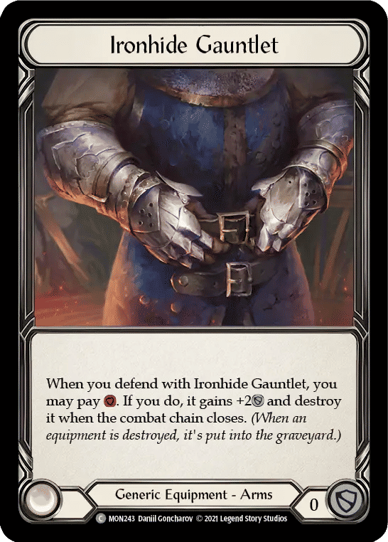 Ironhide Gauntlet — Monarch — Flesh and Blood