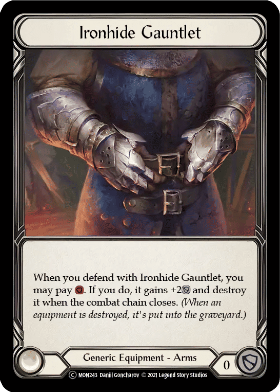 Ironhide Gauntlet — Monarch - Unlimited — Flesh and Blood