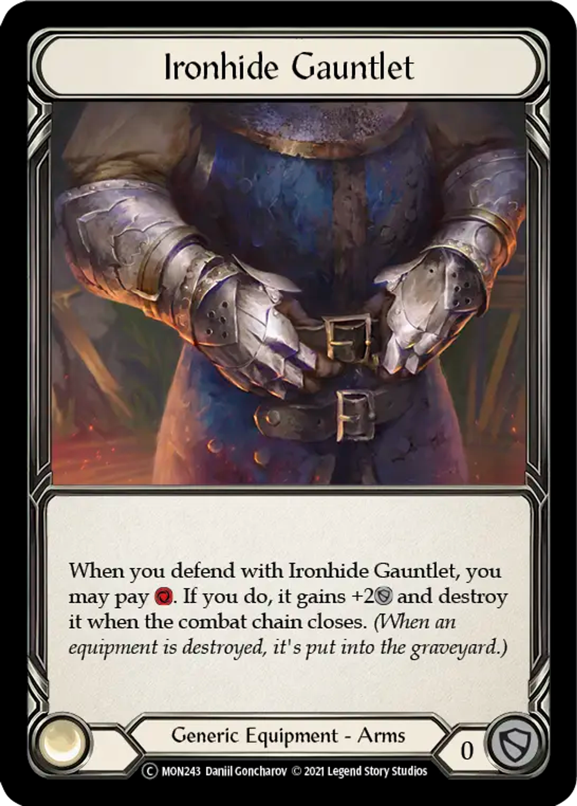 Ironhide Gauntlet — Monarch - Unlimited — Flesh and Blood