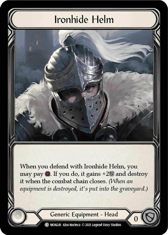 Ironhide Helm — Monarch — Flesh and Blood