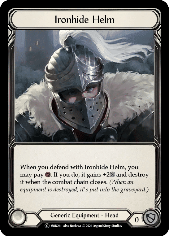 Ironhide Helm — Monarch - Unlimited — Flesh and Blood