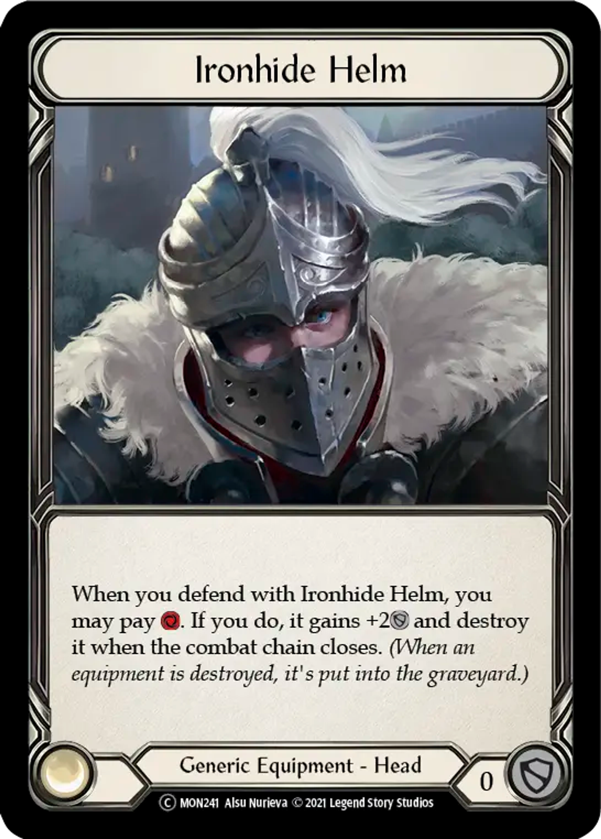 Ironhide Helm — Monarch - Unlimited — Flesh and Blood