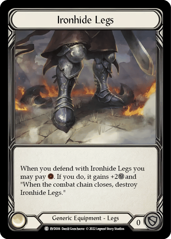 Ironhide Legs — Classic Battles: Rhinar vs Dorinthea — Flesh and Blood
