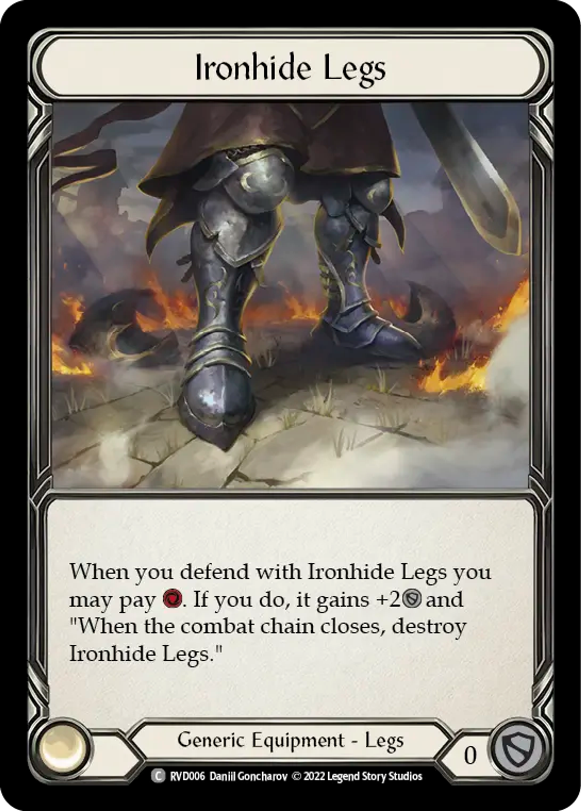 Ironhide Legs — Classic Battles: Rhinar vs Dorinthea — Flesh and Blood