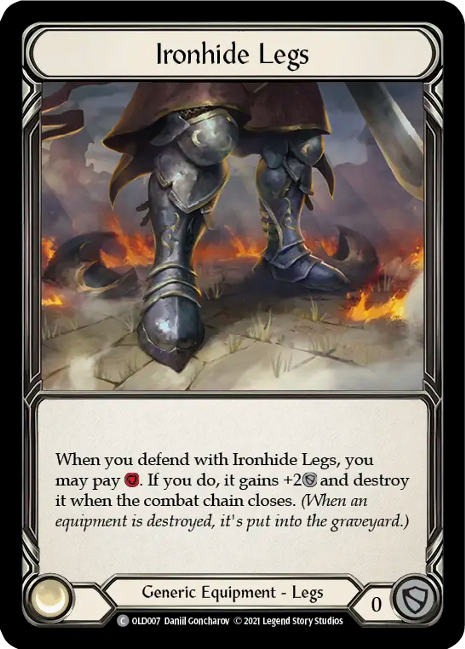 Ironhide Legs — Oldhim - Blitz Deck — Flesh and Blood