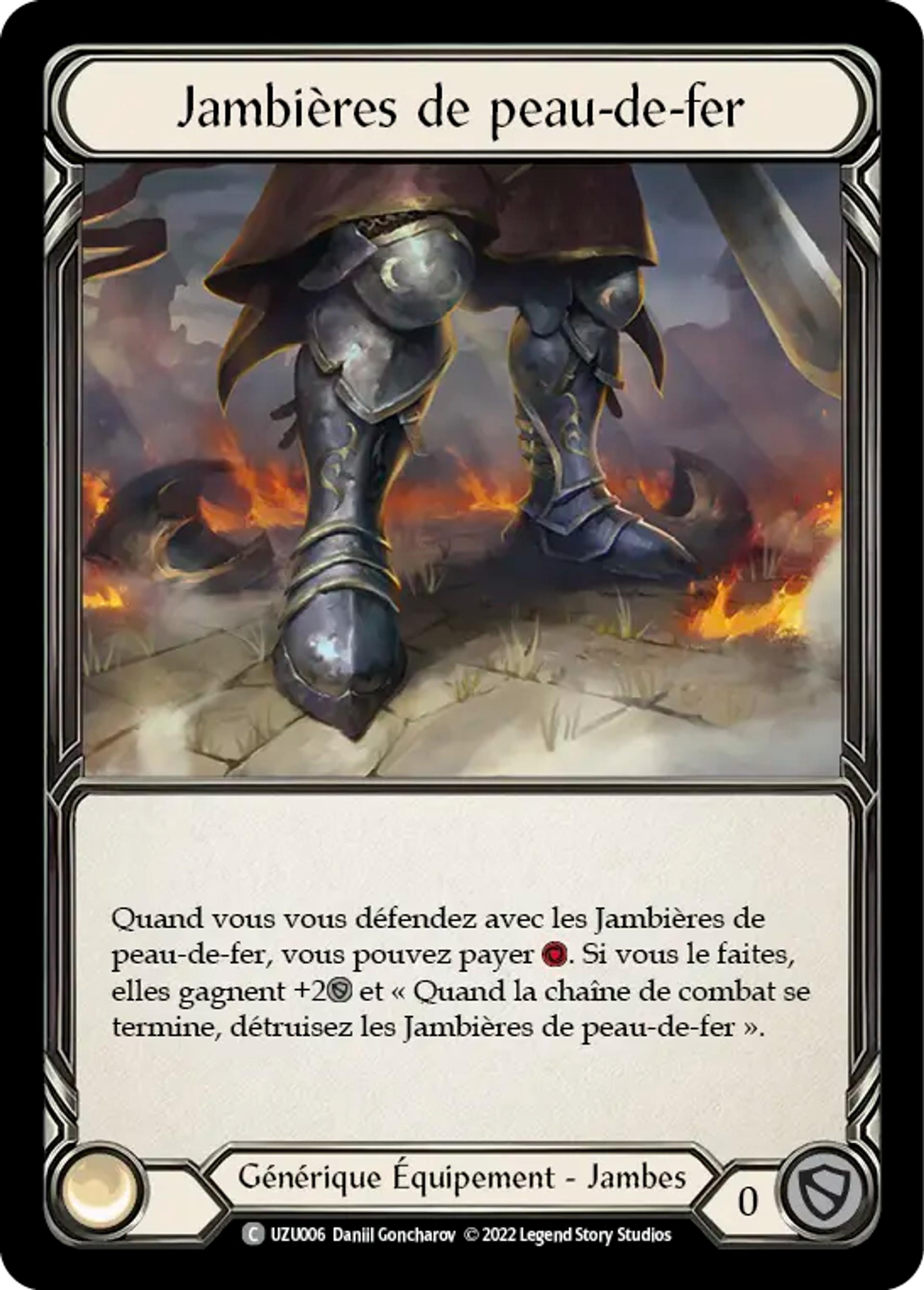 Jambières de peau-de-fer — Uzuri - Blitz Deck — Flesh and Blood