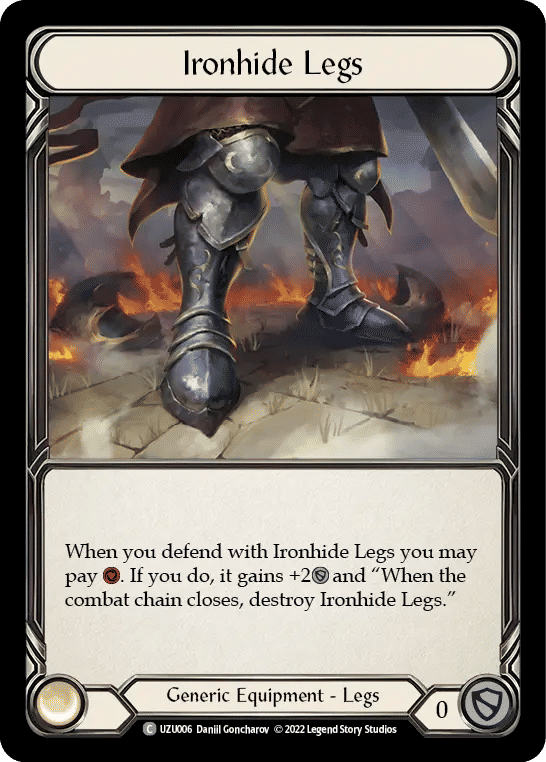 Ironhide Legs — Uzuri - Blitz Deck — Flesh and Blood